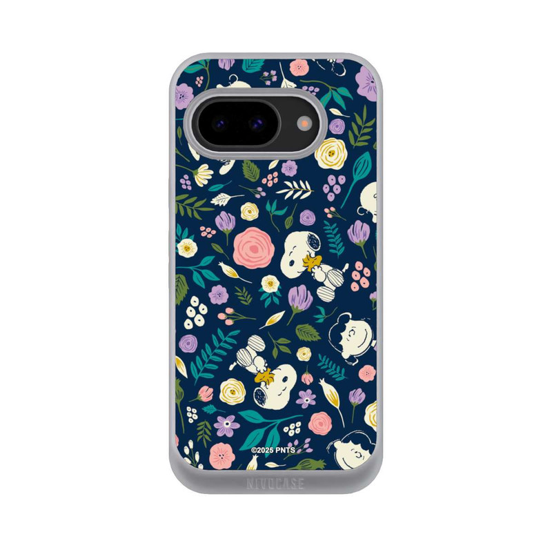 Pixel 9a NIVOpure Peanuts Dark Flower Pattern