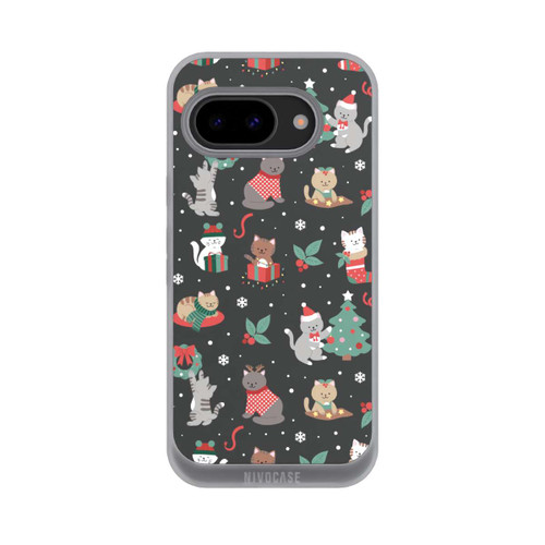 Google Pixel 9a NIVOpure Christmas Festive Cute Holiday Kittens