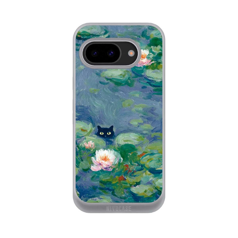 Pixel 9a NIVOpure Katze im Teich Gemälde Impressionismus