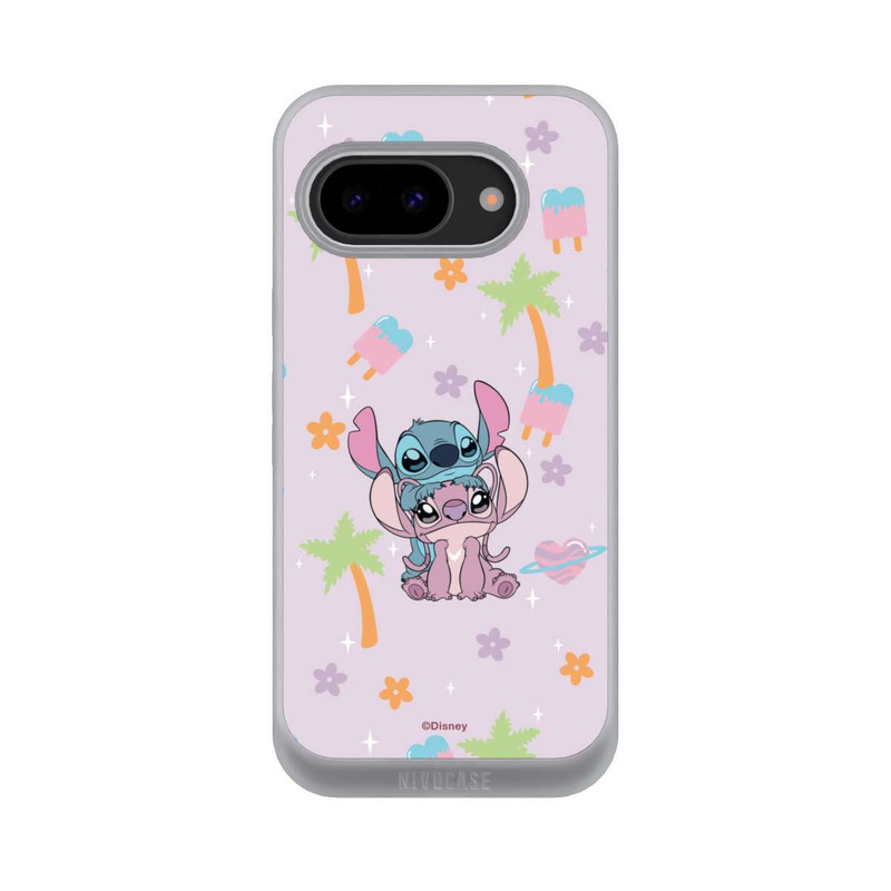 Pixel 9a NIVOpure Stitch and Angel Cute Couple