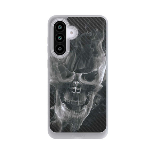Samsung Galaxy A56 5G NIVOpure rauchender Totenkopf Carbon