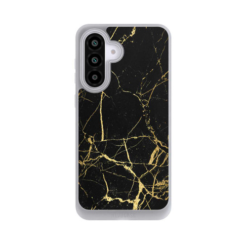 Samsung Galaxy A56 5G NIVOpure Schwarzgoldener Marmor-Look