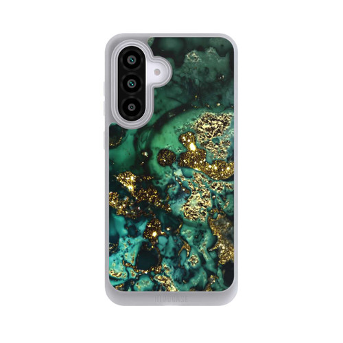 Samsung Galaxy A56 5G NIVOpure Cyan Glitzer Marmorlook