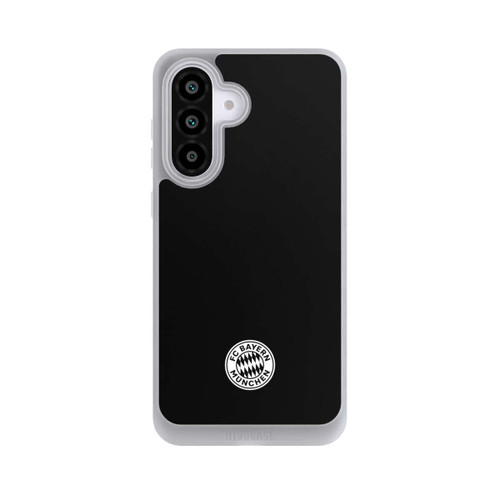 Samsung Galaxy A56 5G NIVOpure Klassisches FCB Logo Klein - Weiß auf Schwarz