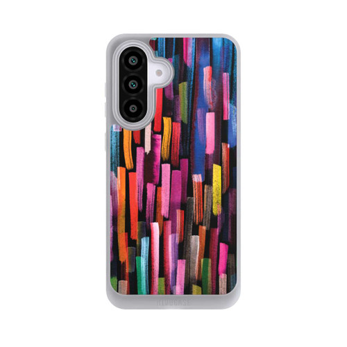 Samsung Galaxy A56 5G NIVOpure Bunte Pinselstriche schwarz