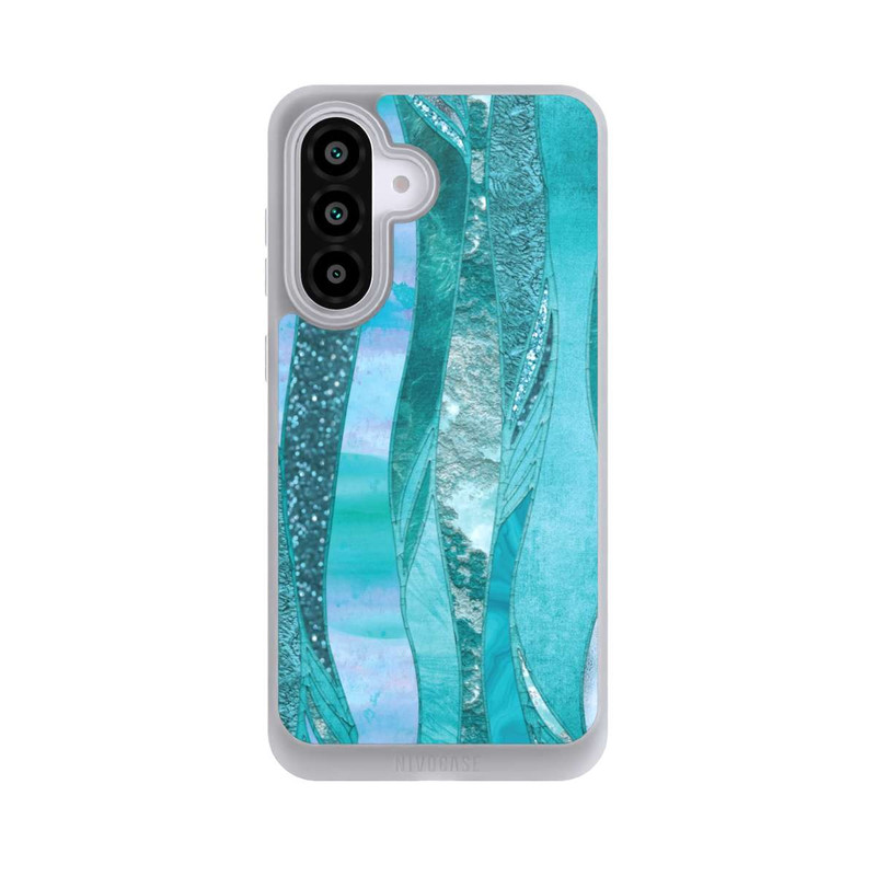 Galaxy A56 5G NIVOpure Look pailleté glamour bleu