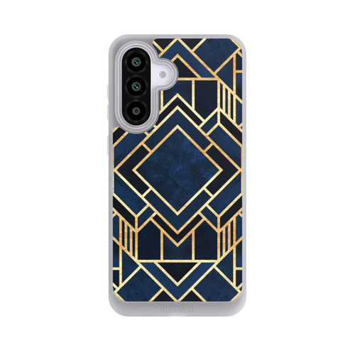 Samsung Galaxy A56 5G NIVOpure Kunst Deko Blau Golddruck