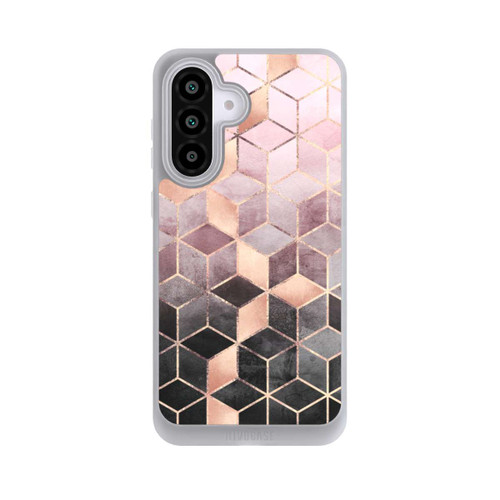 Samsung Galaxy A56 5G NIVOpure Pink-grauer Farbverlauf Würfel Druck