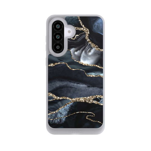 Samsung Galaxy A56 5G NIVOpure Dunkler Marmor Gold Glitzerlook