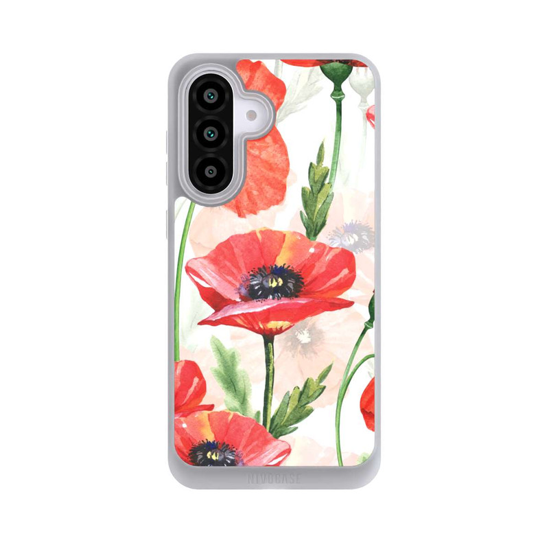 Galaxy A56 5G NIVOpure Wasserfarbe Mohnblumen