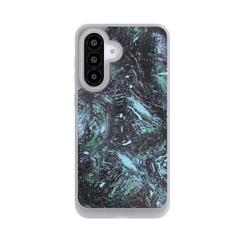 Galaxy A56 5G NIVOpure Abstrakt tropfender Staub lila