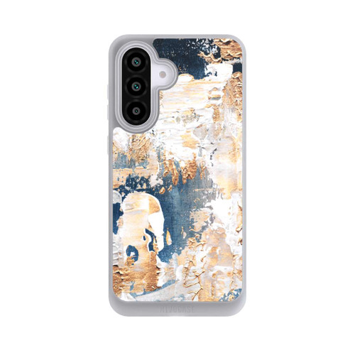 Samsung Galaxy A56 5G NIVOpure Abstraktion Blau und Gold