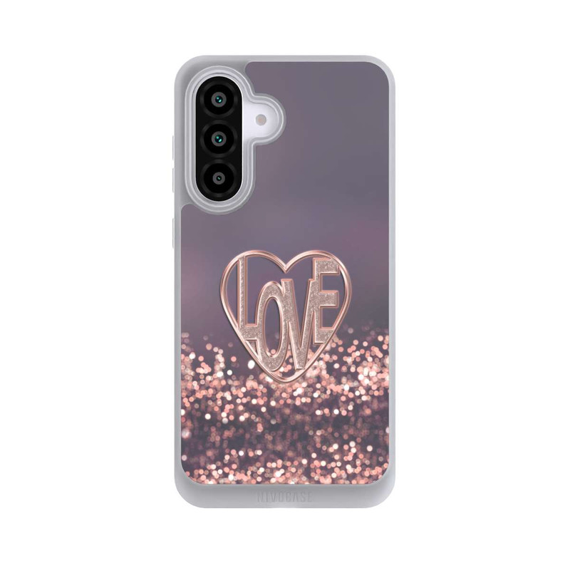 Galaxy A56 5G NIVOpure Love Glitter Pink