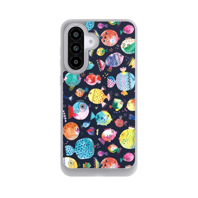 Galaxy A56 5G NIVOpure Strandkugelfische Kinder Marineblau