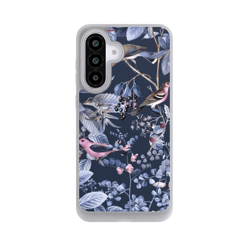 Galaxy A56 5G NIVOpure Vögel und Beeren blau