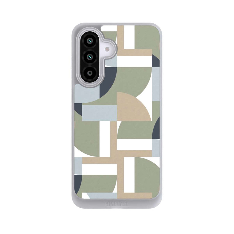 Galaxy A56 5G NIVOpure Futuristische Bauhaus Polygone Beige
