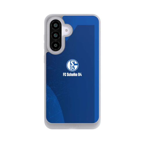 Samsung Galaxy A56 5G NIVOpure Schalke 04 Blauer Hintergrund Mit Logo
