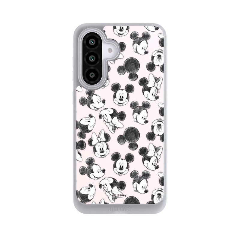 Galaxy A56 5G NIVOpure Minnie & Mickey Viele Gesichter Pink