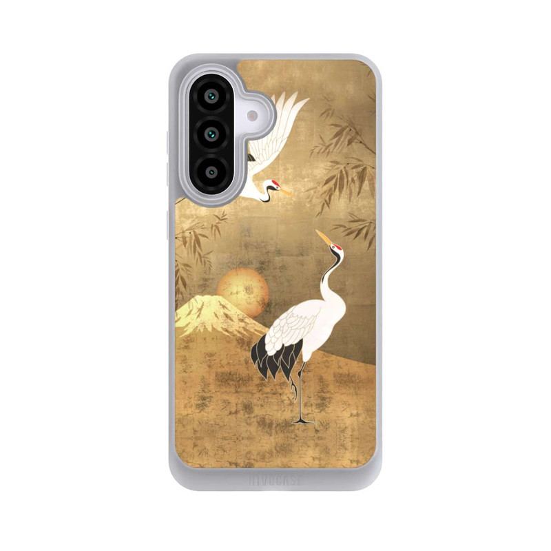 Galaxy A56 5G NIVOpure Cranes Gold Japan 1