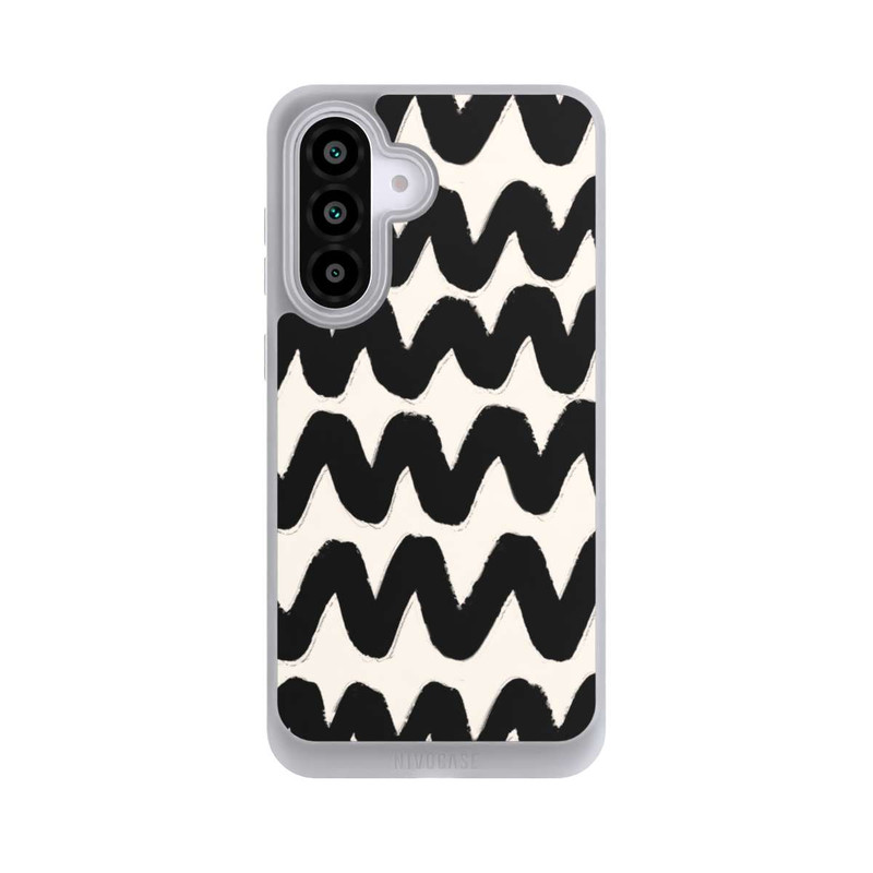 Galaxy A56 5G NIVOpure Vagues Noires Pattern