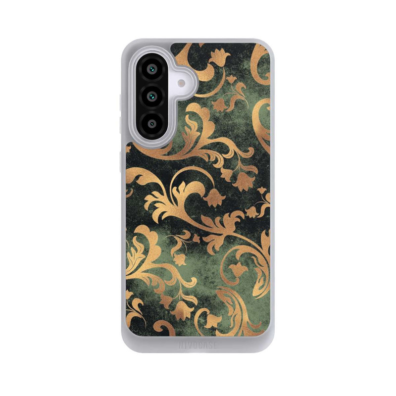 Galaxy A56 5G NIVOpure Damasttapete Dunkelgrün