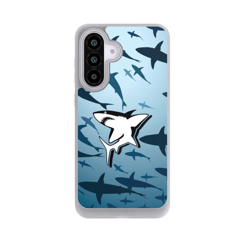 Samsung Galaxy A56 5G NIVOpure Haie Muster Blau
