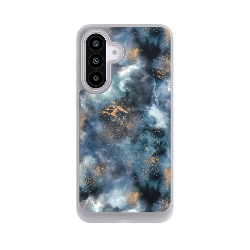 Galaxy A56 5G NIVOpure Smoky Marble Watercolor Navy
