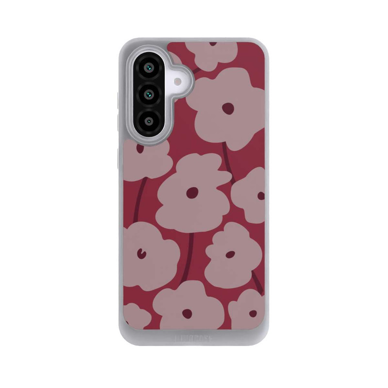 Galaxy A56 5G NIVOpure Minimalistic Flowers Bordeaux