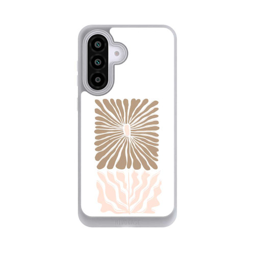 Samsung Galaxy A56 5G NIVOpure Eckige Blume Hellbraun