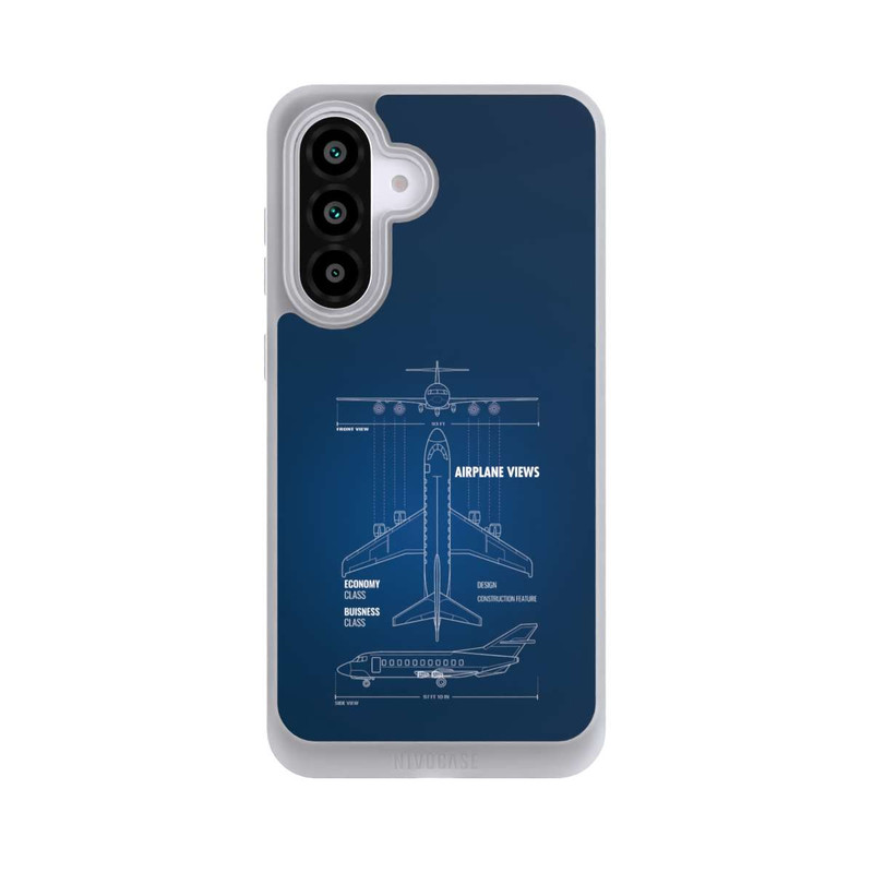 Galaxy A56 5G NIVOpure Flugzeug-Wireframe