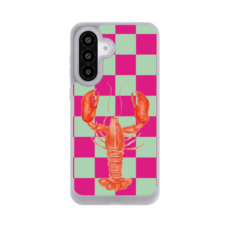 Galaxy A56 5G NIVOpure Pink Checkers Lobster