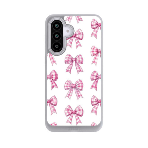 Samsung Galaxy A56 5G NIVOpure Pink Gingham Hearts and Bows