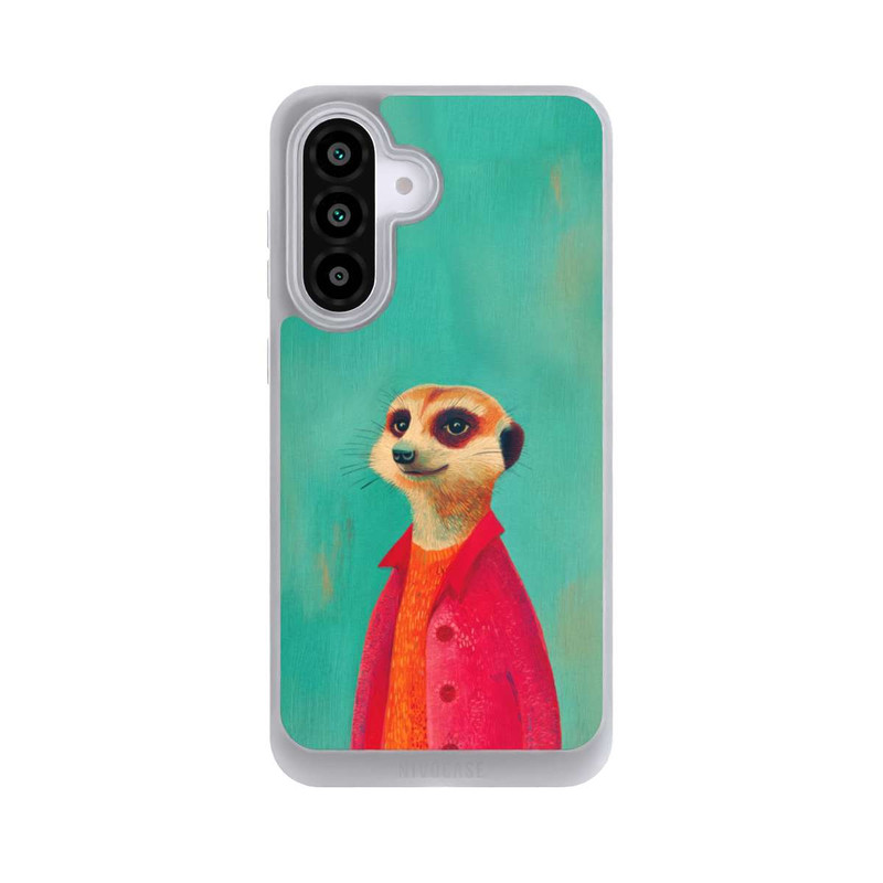 Galaxy A56 5G NIVOpure Erdmännchen Grün Illustration