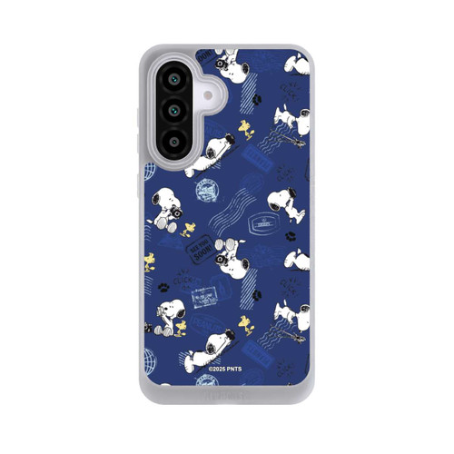 Samsung Galaxy A56 5G NIVOpure Peanuts Travel Stamps Pattern Blue
