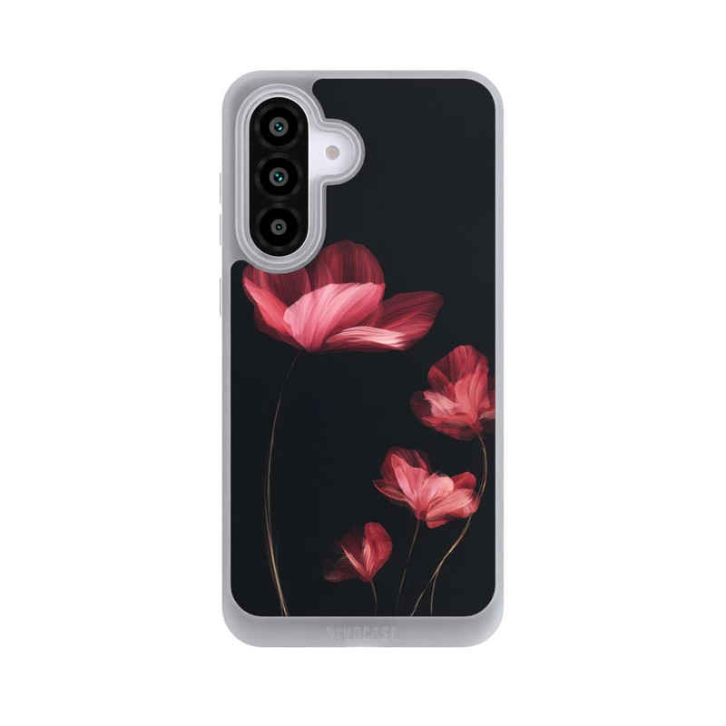 Galaxy A56 5G NIVOpure Burgunder Blüten schwarz