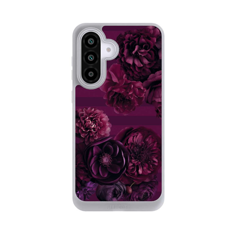 Galaxy A56 5G NIVOpure Majestic Baroque Blossom Dream Burgundy Pink with AI