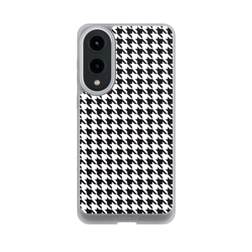 Samsung Galaxy S25 Edge NIVOpure Hahnentritt Schwarz Weiß