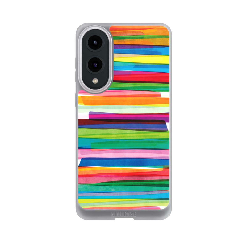 Galaxy S25 Edge NIVOpure Rayures Colorées 1
