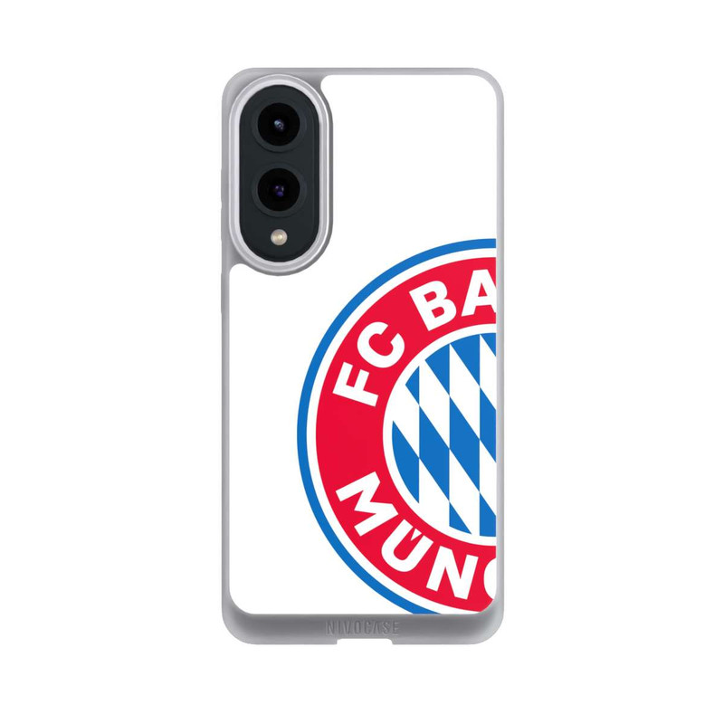 Galaxy S25 Edge NIVOpure Großes FCB Logo Weiß