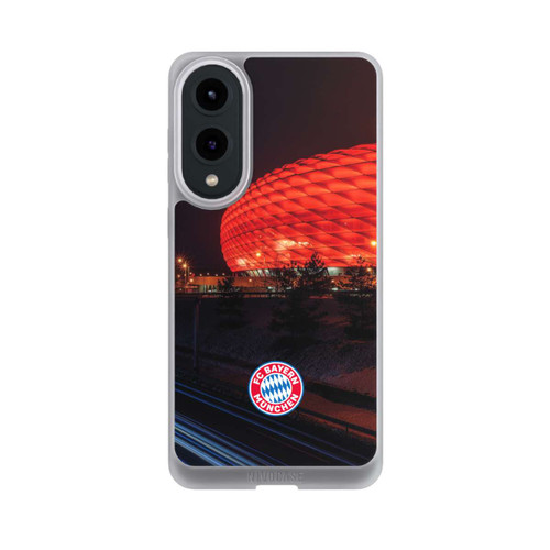 Samsung Galaxy S25 Edge NIVOpure Allianz Arena bei Nacht FCB