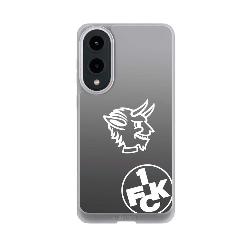 Galaxy S25 Edge NIVOpure Teufelskopf FCK auf Schwarz