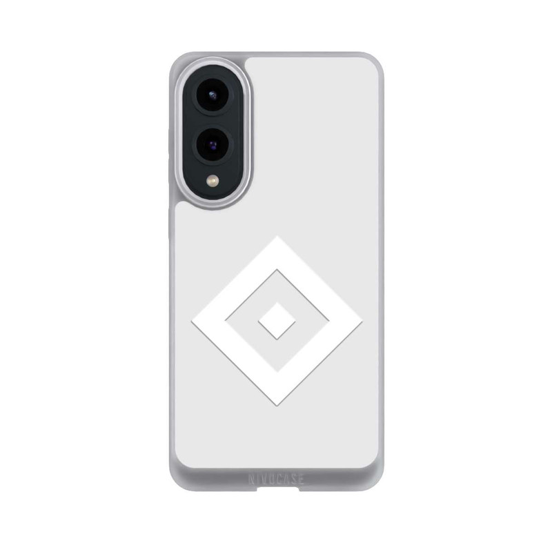 Galaxy S25 Edge NIVOpure Rauten Logo auf HSV Grau