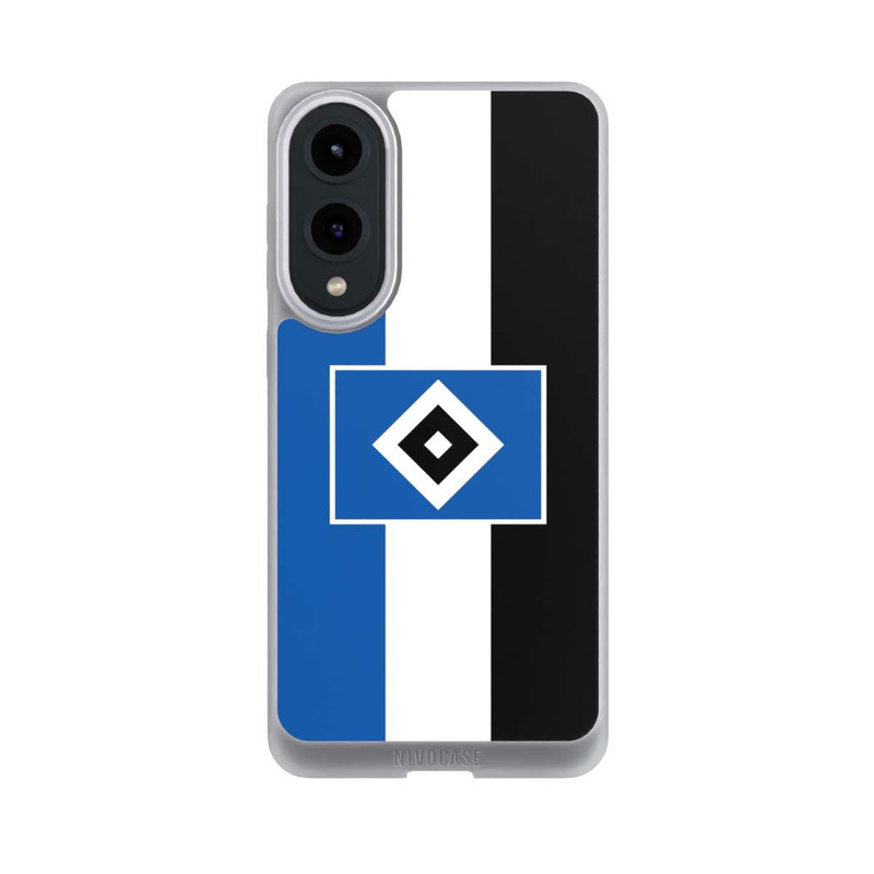 Galaxy S25 Edge NIVOpure HSV Streifen - Blau-Weiß-Schwarz