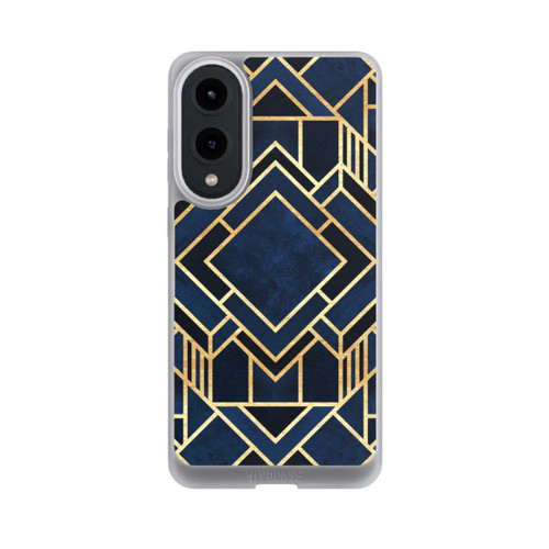 Samsung Galaxy S25 Edge NIVOpure Art Deco Blue Gold Print