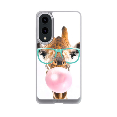 Samsung Galaxy S25 Edge NIVOpure Giraffe mit Kaugummi