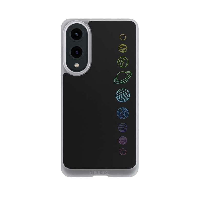 Galaxy S25 Edge NIVOpure Planètes colorées