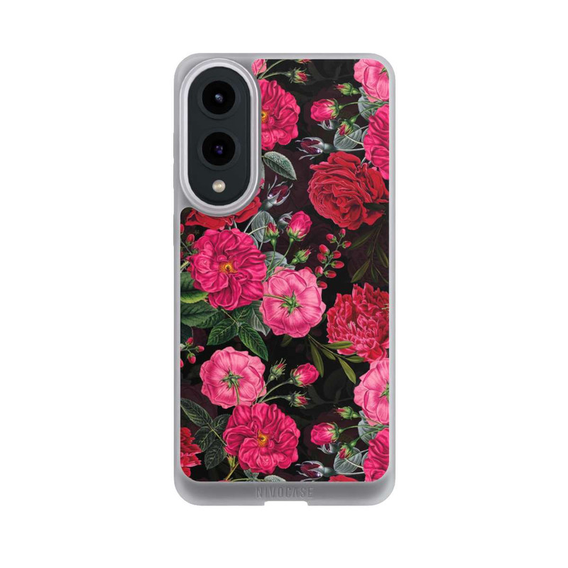 Galaxy S25 Edge NIVOpure Pink and Red Flowers