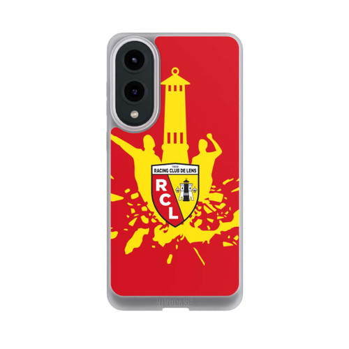 Samsung Galaxy S25 Edge NIVOpure RC Lens Tour jaune sur rouge
