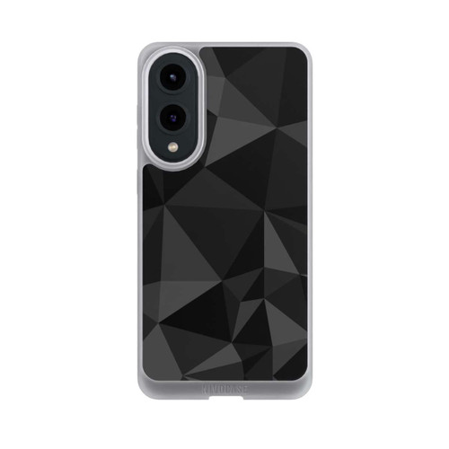 Samsung Galaxy S25 Edge NIVOpure Polygonmuster schwarz