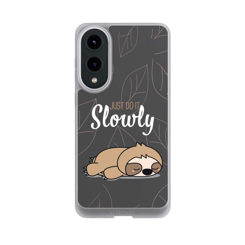 Galaxy S25 Edge NIVOpure Just Do It Slowly Sloth Grey